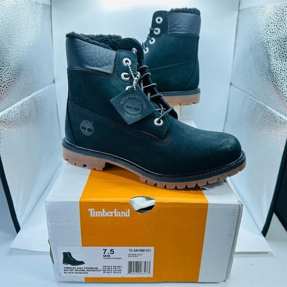 Timberland Shoes - Timberland Premium 6-Inch Waterproof Warm Lined Boots | Women's 7.5 Black | New